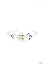Load image into Gallery viewer, Dainty Deco - Green Cuff Bracelet

