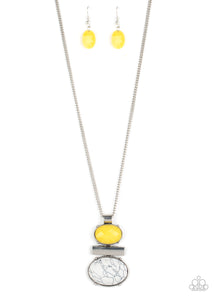 Finding Balance - Yellow Necklace