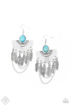 Load image into Gallery viewer, Sure Thing, Chief! - Blue Earrings
