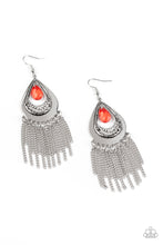 Load image into Gallery viewer, Scattered Storms - Red Earrings
