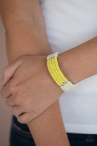 Hot Cross BUNGEE - Yellow Urban Bracelet