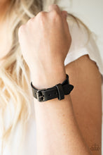 Load image into Gallery viewer, Tougher Than Leather - Black Bracelet
