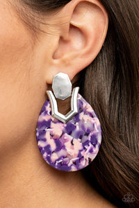 HAUTE Flash - Purple Earrings