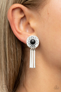 Desert Amulet - Black earring