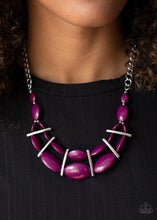 Load image into Gallery viewer, Law of the Jungle - Burgundy Necklace
