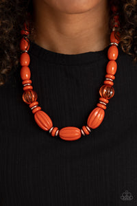 High Alert - Orange Necklace