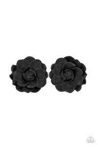 Shes a GROW-Getter - Black Hair Clips