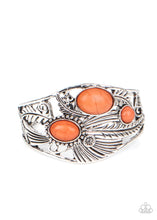 Load image into Gallery viewer, Mojave Moods - Orange Cuff Bracelet
