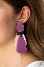 Load image into Gallery viewer, All FAUX One - Purple Earrings
