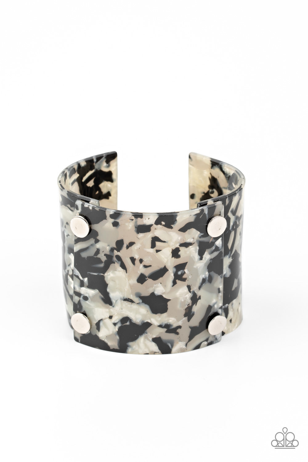 What are you waiting FAUX? - Silver Cuff Bracelet