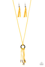 Load image into Gallery viewer, Feel at HOMESPUN - Yellow Necklace
