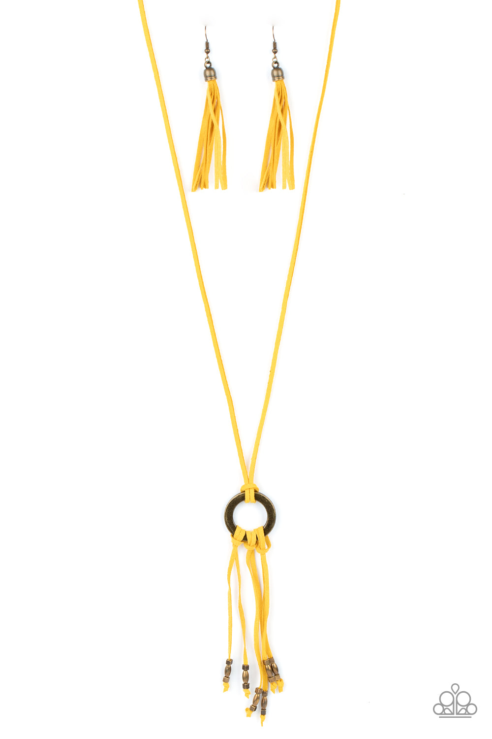 Feel at HOMESPUN - Yellow Necklace