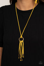 Load image into Gallery viewer, Feel at HOMESPUN - Yellow Necklace
