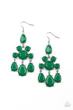 Load image into Gallery viewer, Afterglow Glamour - Green Earrings
