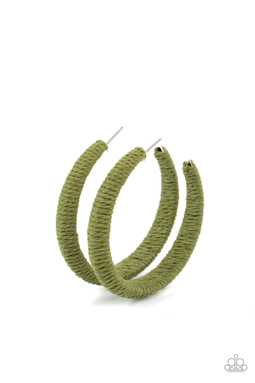 TWINE and Dine - Green Earrings