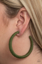Load image into Gallery viewer, TWINE and Dine - Green Earrings

