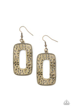 Load image into Gallery viewer, Primal Elements - Brass Earrings
