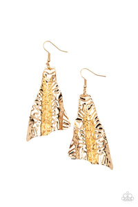 How FLARE You! - Gold Earrings