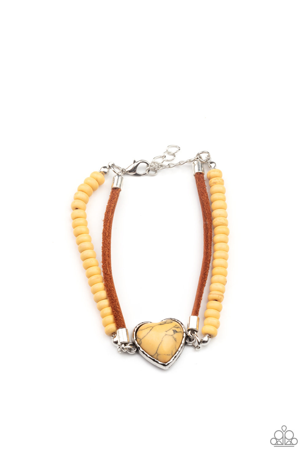 Charmingly Country - Yellow Bracelet