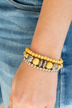 Load image into Gallery viewer, Desert Blossom - Yellow Bracelet
