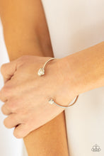 Load image into Gallery viewer, Romantically Rustic - White Cuff Bracelet
