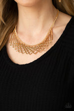 Load image into Gallery viewer, Metro Mirage - Gold Necklace
