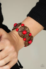 Load image into Gallery viewer, Island Adventure - Red Bracelet
