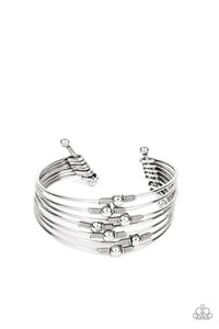 Industrial Intricacies - Silver Cuff Bracelet