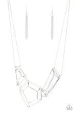 Load image into Gallery viewer, 3-D Drama - Silver Necklace
