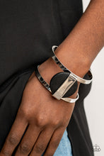 Load image into Gallery viewer, Organic Fusion - Black Cuff Bracelet
