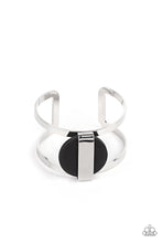 Load image into Gallery viewer, Organic Fusion - Black Cuff Bracelet
