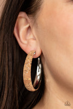 Load image into Gallery viewer, A CORK In The Road - Silver Earrings

