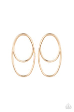 Load image into Gallery viewer, So OVAL-Dramatic - Gold Earrings
