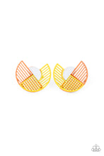 Load image into Gallery viewer, It’s Just an Expression - Yellow Earrings
