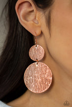 Load image into Gallery viewer, Status CYMBAL - Copper Earrings
