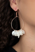 Load image into Gallery viewer, Sailboats and Seashells - Copper Earrings
