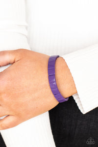 Material Movement - Purple Bracelet