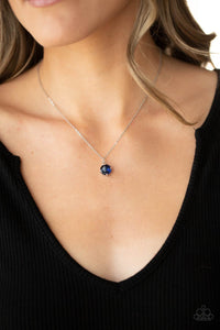 Undeniably Demure - Blue Necklace