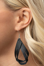 Load image into Gallery viewer, Thats A STRAP - Black Earrings
