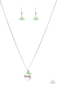 Warm My Heart - Green Necklace