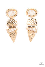 Load image into Gallery viewer, Earthy Extravagance - Gold Earrings
