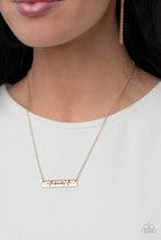 Load image into Gallery viewer, Living The Mom Life - Gold Necklace
