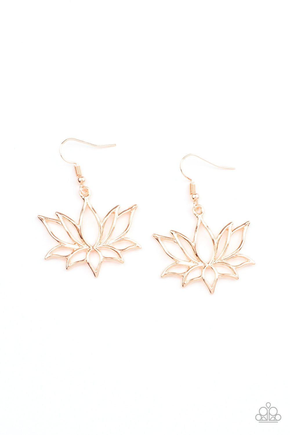 Lotus Ponds - Rose Gold Earring