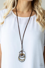 Load image into Gallery viewer, Harmonious Hardware - Brown Necklace
