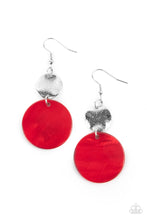 Load image into Gallery viewer, Opulently Oasis - Red Earrings

