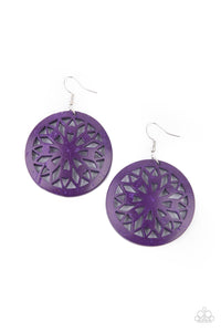 Ocean Canopy - Purple Earrings