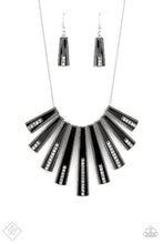 Load image into Gallery viewer, FAN-tastically Deco - Black Necklace
