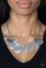 Load image into Gallery viewer, Industrial Wave - Silver Necklace
