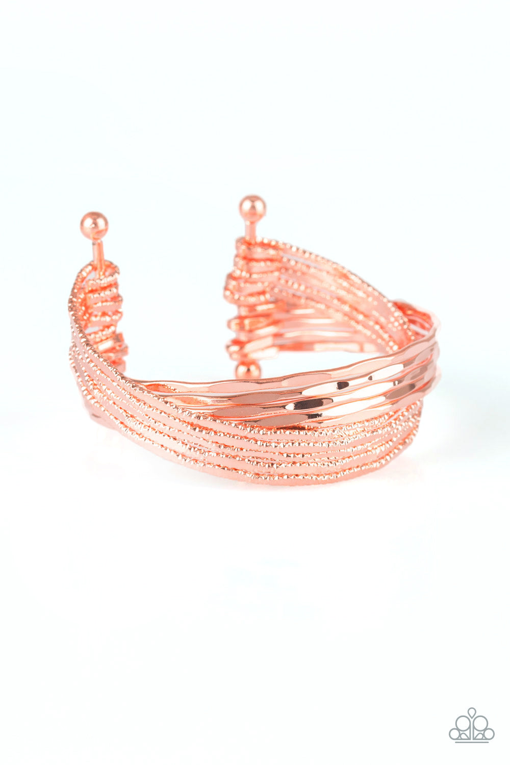 See A Pattern? - Copper Cuff Bracelet