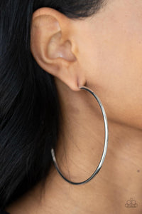 Mega Metro - Silver Earrings
